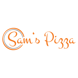 Sam's Pizza logo.